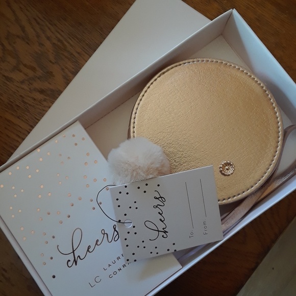 SOLD!!Lauren Conrad Round Wristlet - Picture 2 of 3